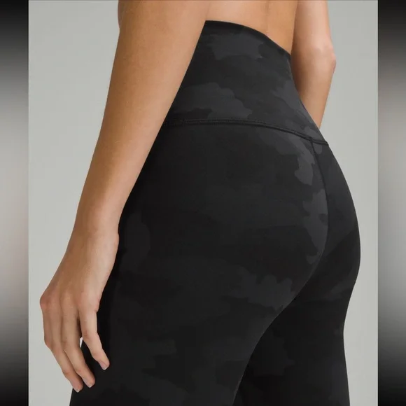 Lululemon Wunder Train High-Rise Tight 25. Color Heritage Camo Deep Coal Multi - Picture 4 of 8